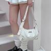 Women's Shoulder Bags  Fashion Female Commuter Soft PU Leather Handbag Casual White Large Capacity Crossbody Bags for Ladies