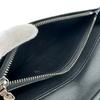 LOUIS VUITTON M61697 Monogram Eclipse leather Brazza Portefeuille Purse black leather mens Used