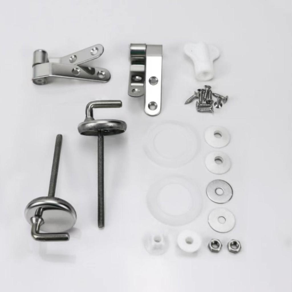 Stainless Steel Hinge with Screws for Toilet Seat In Hotels and Guesthouses