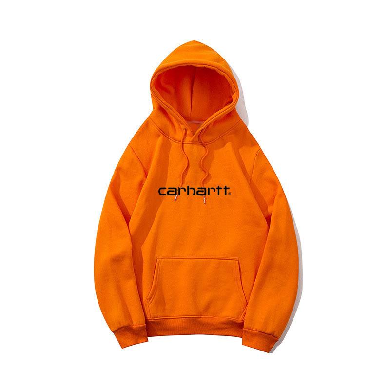 European and American Trendy Brand Classic Letter Print Sweatshirt, Unisex Loose-fitting Hooded Fleece Sweatshirt