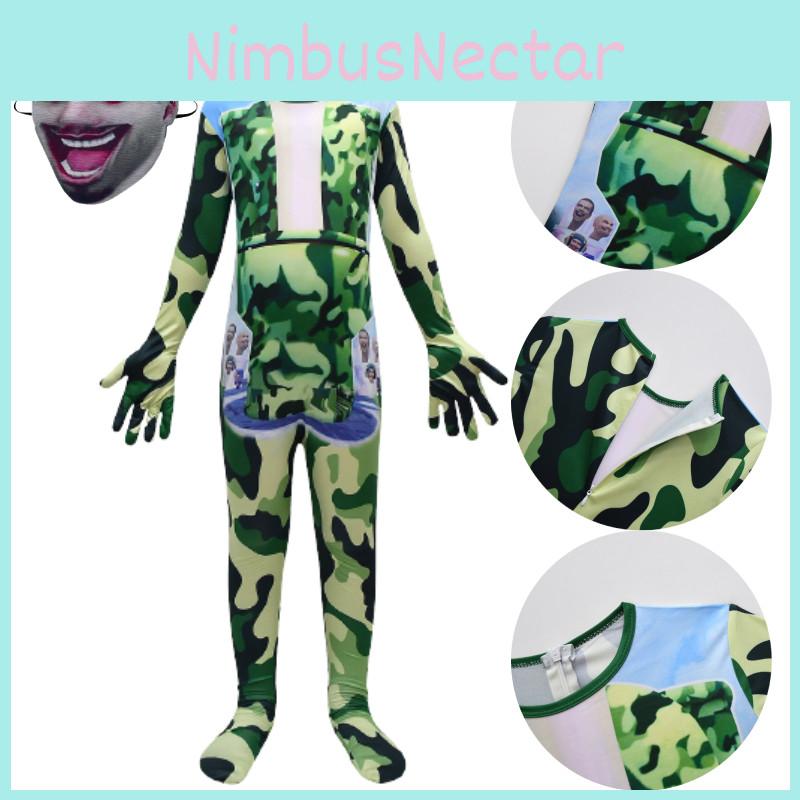 Cartoon Toilet Man Cosplay Costume With Mask Soft Fabric European Style Code 4733)