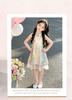 Girls' Summer Cheongsam Dress with Floral Print