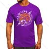 Men's Tiger Printed Vintage T-shirt Sport 100% Cotton Funny Tees for Men Women Sportswear Tops
