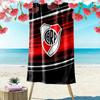 Telo da Spiaggia River Plate Stampato, Asciugatura Rapida Morbido Grande per Spiaggia Campeggio Nuoto
