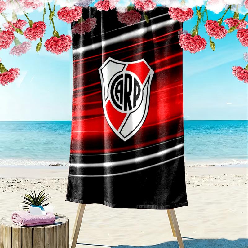 Telo da Spiaggia River Plate Stampato, Asciugatura Rapida Morbido Grande per Spiaggia Campeggio Nuoto