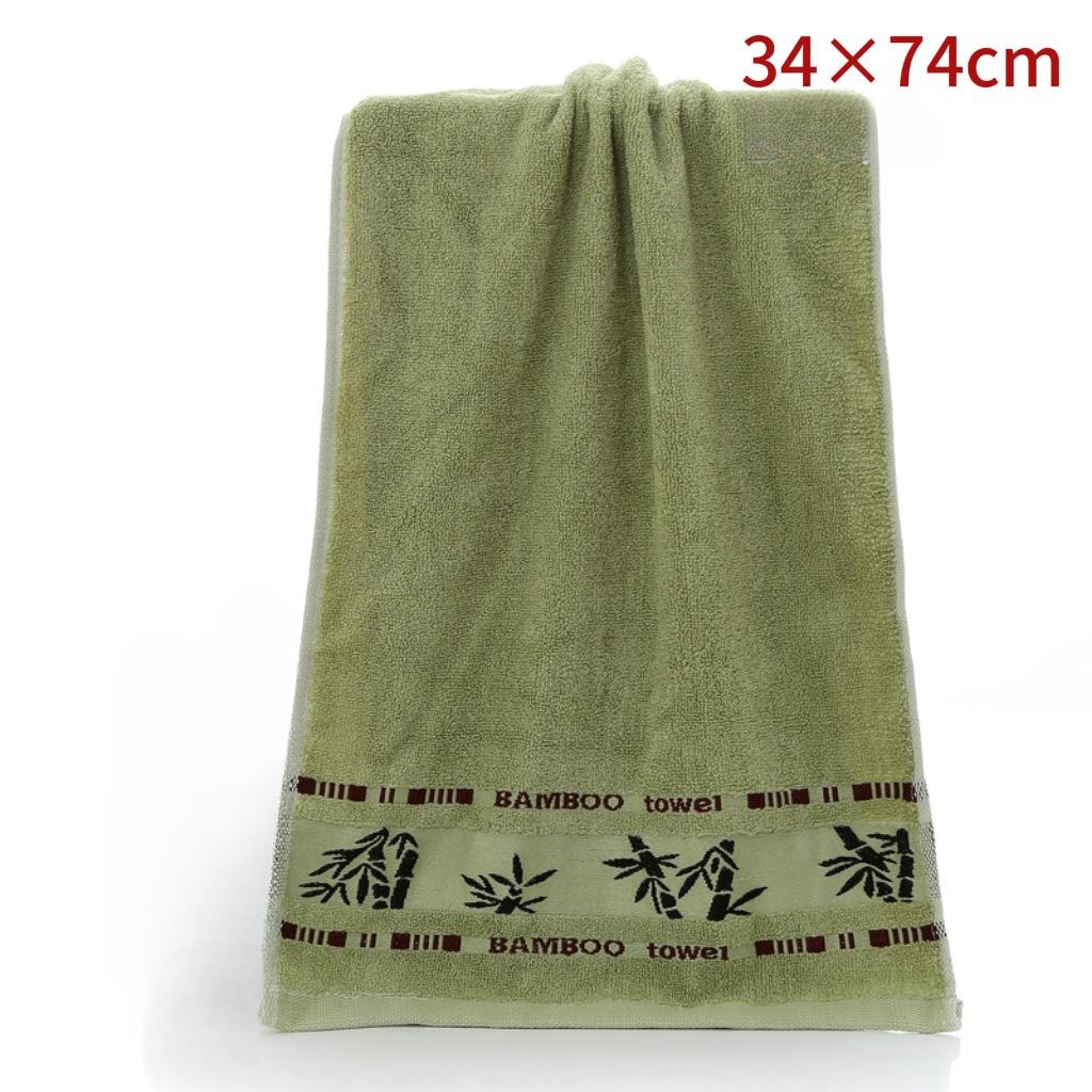 

Полотенце из бамбукового волокна, которое впитывает воду и не оставляет ворсинок, банное полотенце, набор полотенец из бамбукового волокна 34*75cm-1PCS зелёный