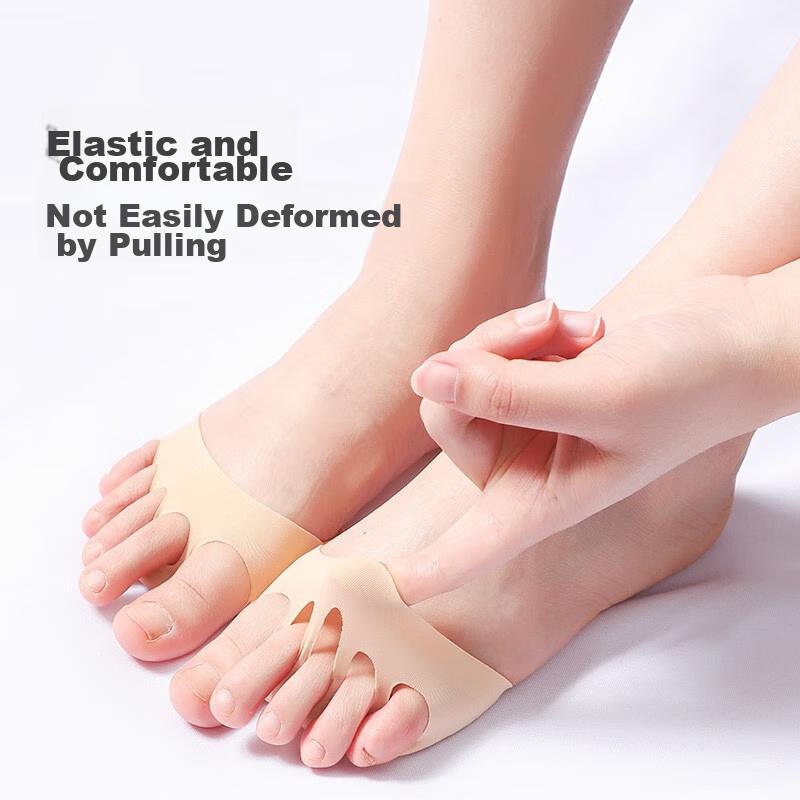LangSha Women's High Heel Shoes, Forefoot Pads, Summer Thin Style, Open-Toe Silicone Invisible Socks, Non-Slip And Anti-Friction, 6 Pairs