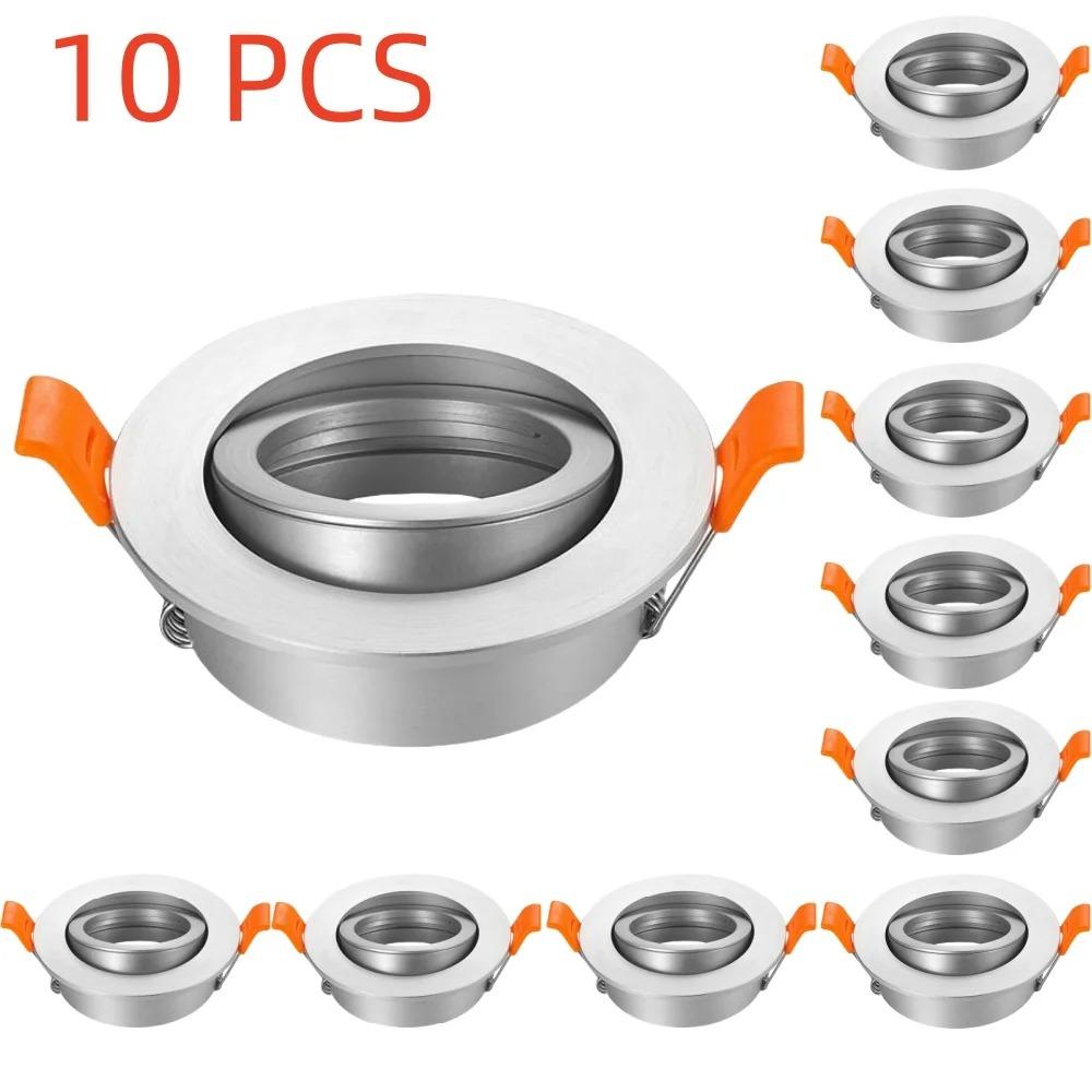 JOYINLED 10 Pcs LED Recessed Ceiling Spot Lamp Replaceable Round LED Downlight for Living Room Bedroom Balcony Lighting