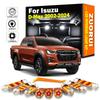 8Pcs LED Interior Map Dome Reading Light Kit For Isuzu D-Max Dmax 2002- 2018 2019 2020 2021 2022 2023 2024 License Plate Bulbs