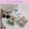 Fashion Summer Women Sandals With Thick Heel And Buckle For Casual Style