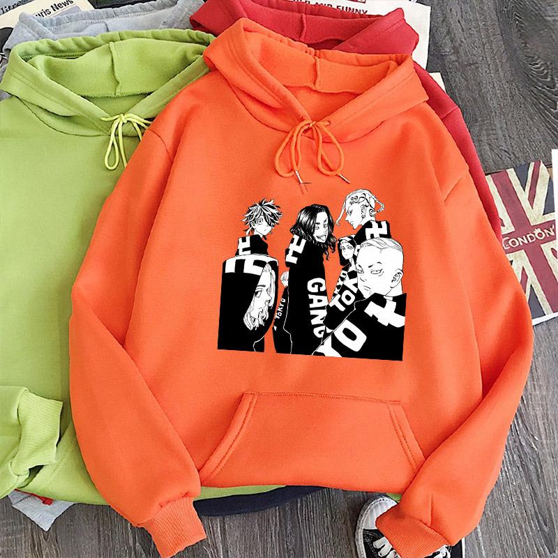 Moletom com Capuz Tokyo Revengers Anime Fantasia Jaquetas Masculinas Casacos com Capuz Casuais Moletons Blusas de Moletom Conjunto de Treino Masculino Roupas Outerwear
