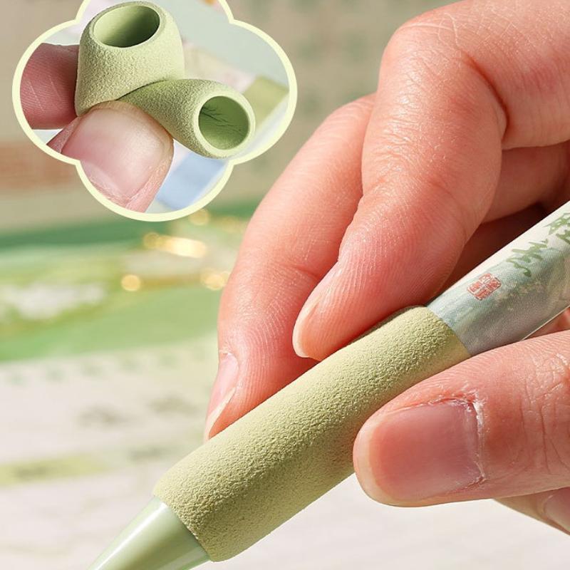 4 Stück/Set Kreativer Soft-Grip Gelstift Drucktyp 0,5 mm Schwarze Tinte Kugelschreiber Schmetterlingsaufnäher Neutralstift Geschenk Schreibwerkzeuge