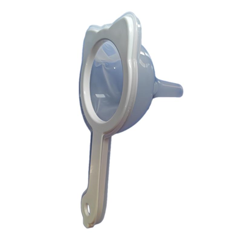 2 In 1 Funnel Filter With Handle Detachable Juice Strainer Reusable Strainer Funnel For Juice Food Residue Oil Milk Coffee