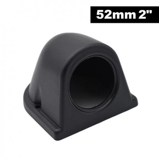 2'' 52mm Dashboard Gauge Holder Pod Single Hole Car Meter Mount Bracket Black