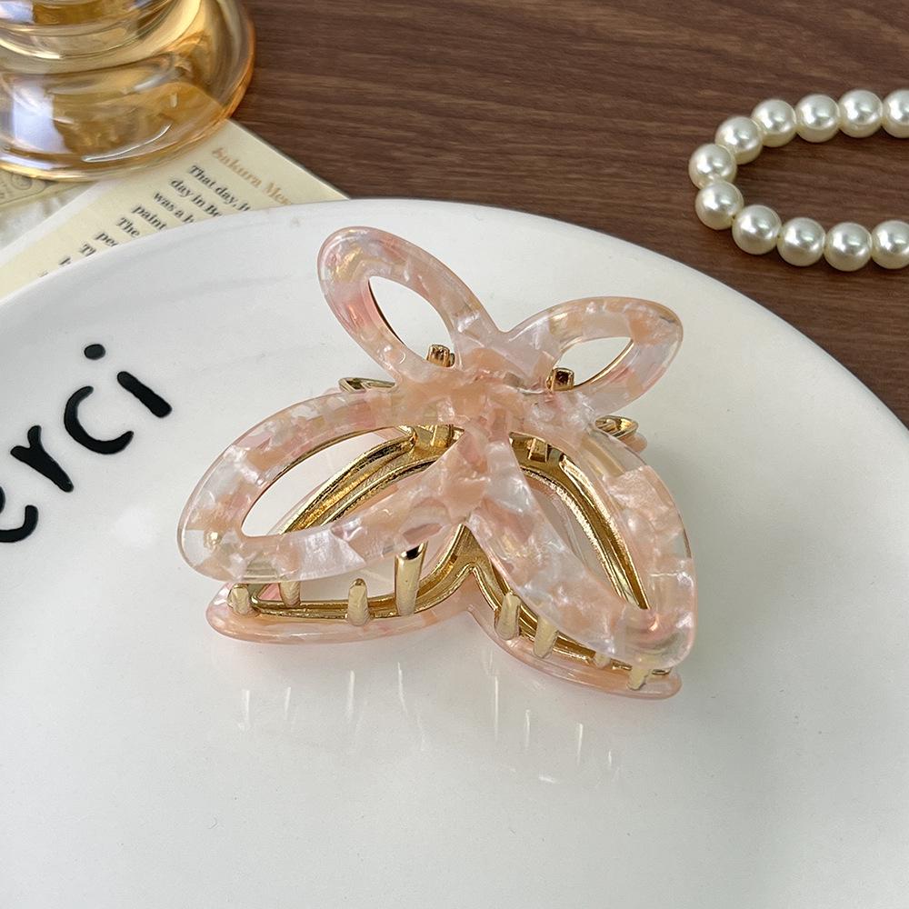 Elegant Acetate Butterfly Hairpin - Versatile and Fashionable Shark Design