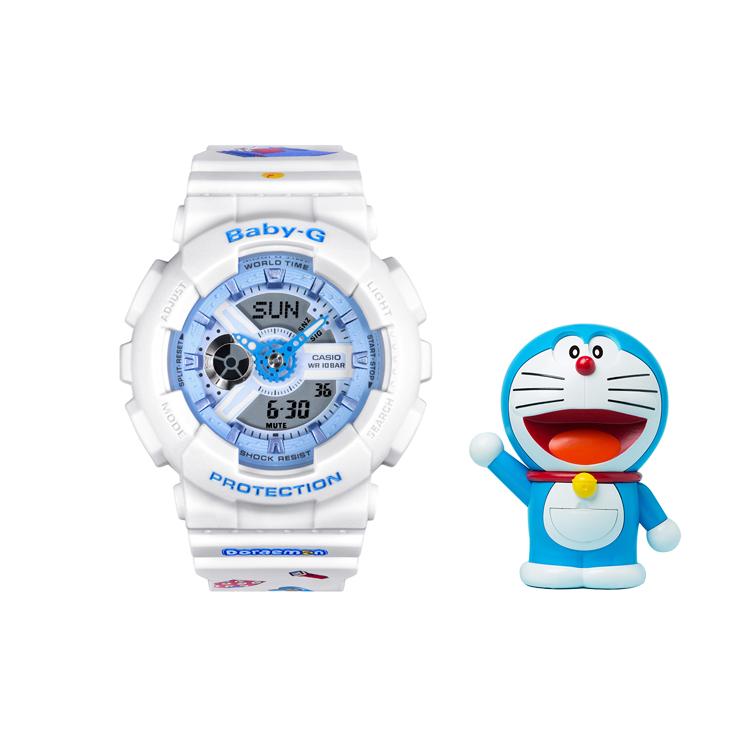CASIO Women s BABY-G 43.4mm Blue Watch BA-110BE-7APRDL Blue White