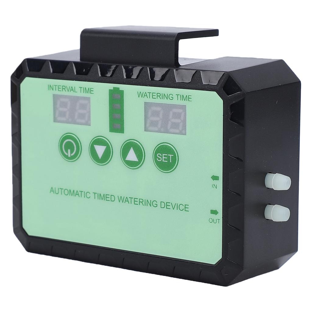 Solar   Automatisches Tropfbewässerungssystem für Pflanzen Innen Außen Garten mit Timer Regenwassersammler   Düse   Kit