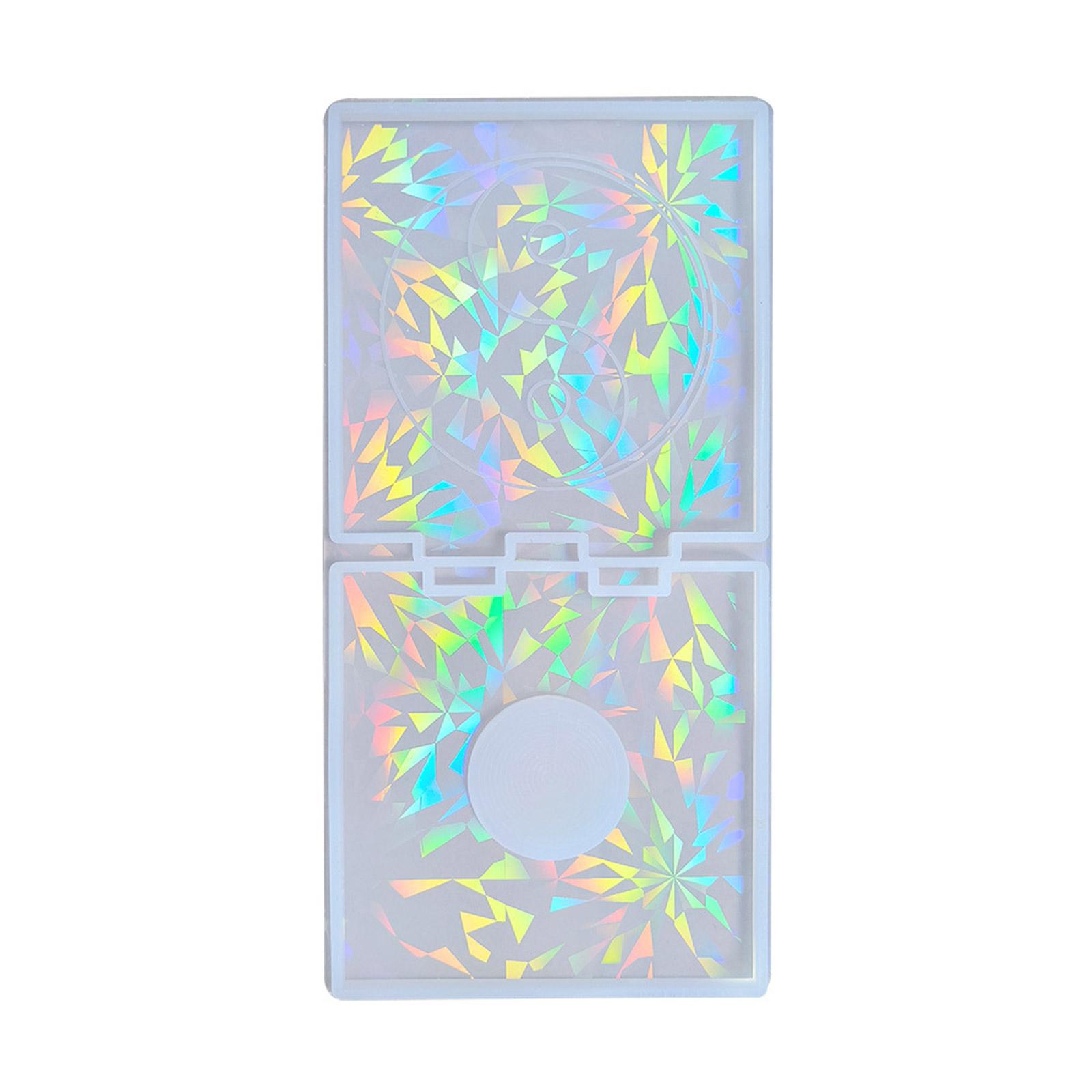 

Голографический подсвечник из смолы Силиконовая форма Тай Чи Форма лося Подходит для эпоксидного подсвечника Семейный декор стола 1 прозрачный