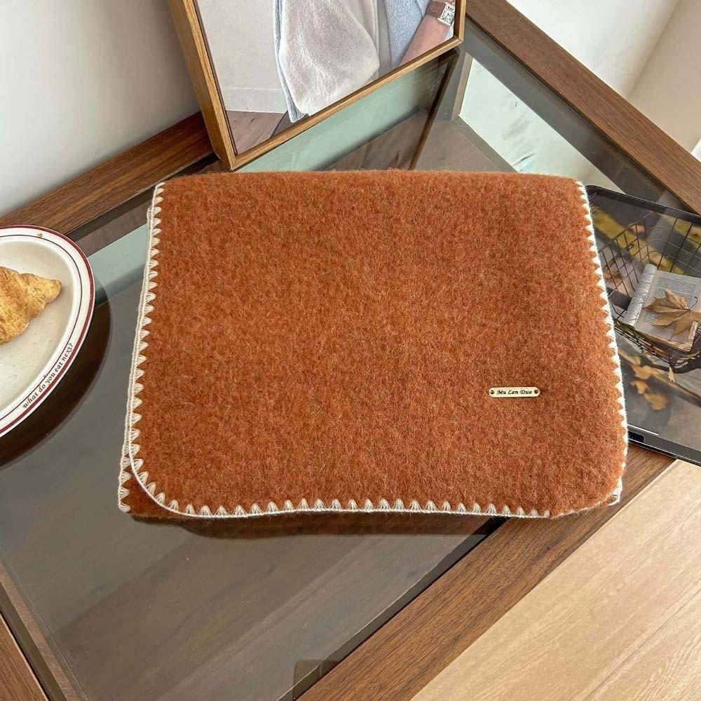 Soft Lock Edge Winter Scarf Solid Color Women Warmer Scarf Shawl Long Thickened Neckscarf Couple