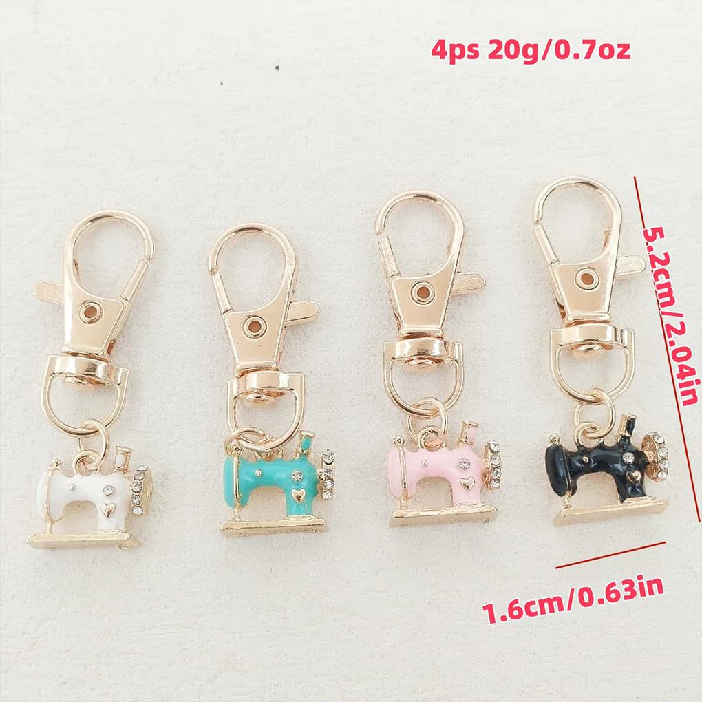Sewing Style On Go Mini Sewing Machine Keychains For Fashionistas Mini Sewin Machines Charms Retro