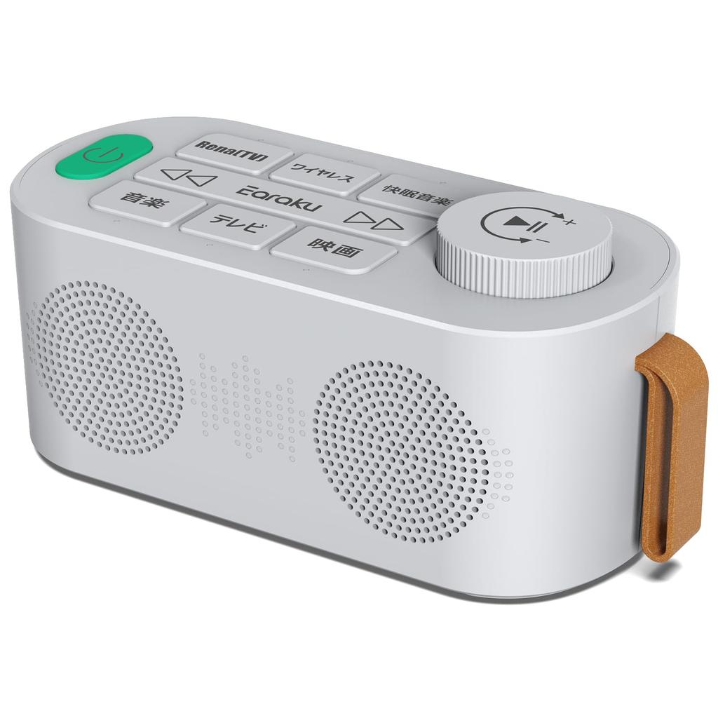 Earaku Handheld Speaker for TVs with Renova Optical and Wireless Includes a Rena Genuine Leather and Sleep A Perfect Gift for Day or 3-in-1 (2025