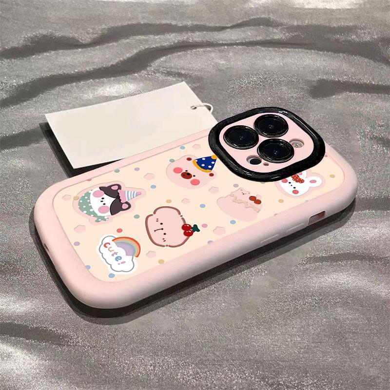 Cute Cake Puppy Suitable for 17 Apple 15 Mobile Phone Case Huawei Mate60oppo Xiaomi 14vivo Honor 10