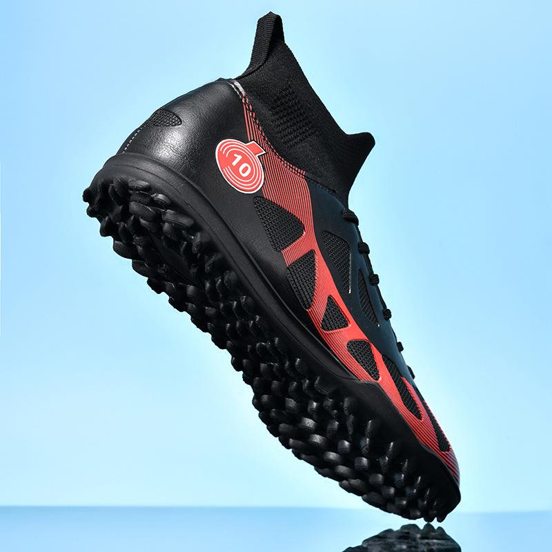 Xiyin High-Top Breathable Football Futsal Shoes with Long/Multi Studs
