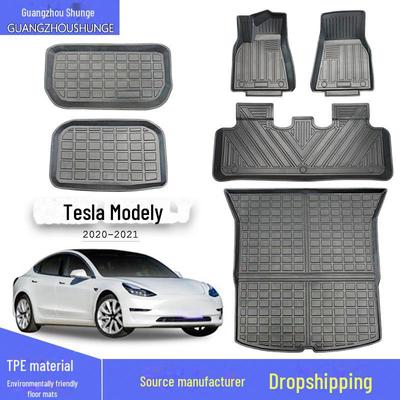 All-Weather TPE Floor and Trunk Mats for Left & Right Hand Drive Tesla Model Y