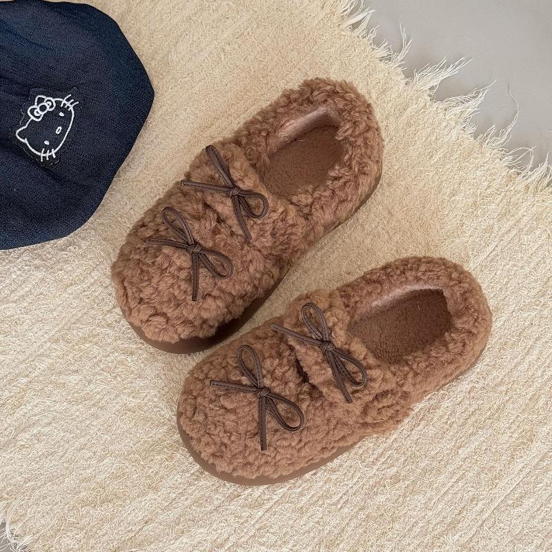 Mao Mao Cotton Shoes Women Wear In Winter, New Gentle Velvet Warm Mary Jane Women's Cotton Shoes