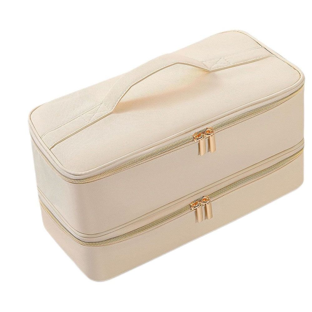 Double-Layer Hair Dryer Case Portable Hair Dryer Storage Bag for Shark Flexstyle/Dyson Airwrap