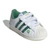 Adidas Originals SUPERSTAR Abrasion Resistant Low Top Kids' Skateboarding Shoes White Children Aged 3 7 Years Old Sneakers IH3496