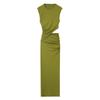 Spring 2025 Women's Sexy Slim Cut-Out Waist Sleeveless Dress