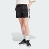 Adidas Originals Adibreak Striped Colorblock Elastic Waist Shorts Women Shorts Black IU2518