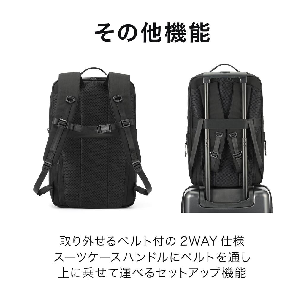 Ace Gene Duramuve Business Backpack, Fits B4 Files and 15.6-inch PCs, 27L, 68140