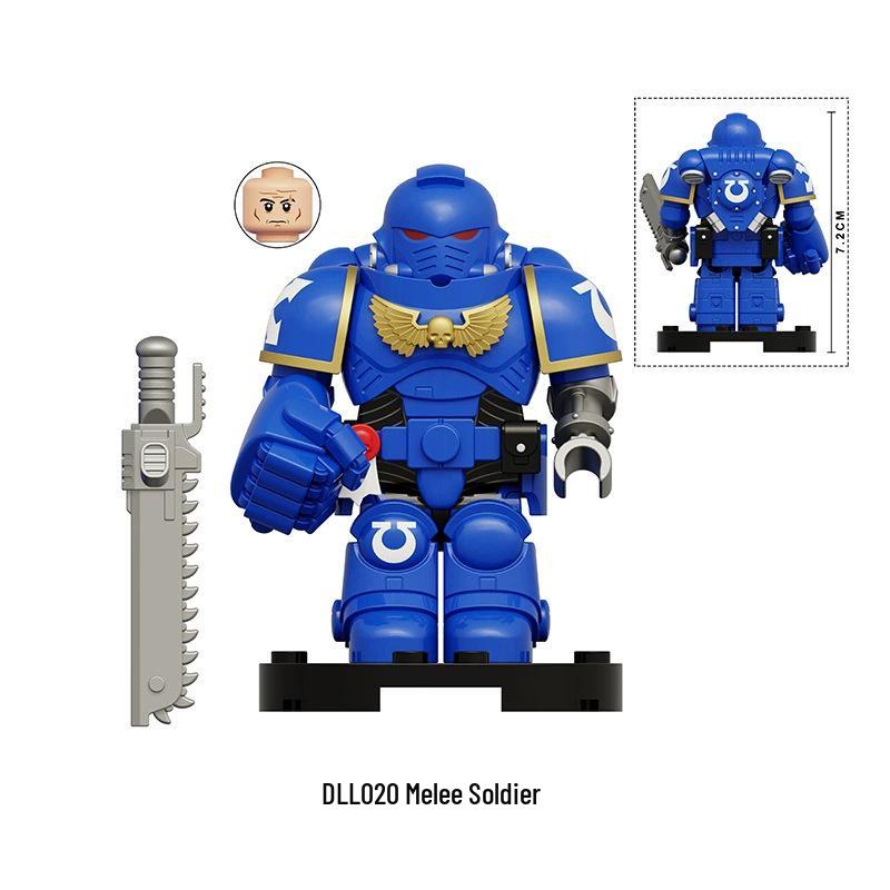 Reborn Warrior Officer Building Blocks: Children s Assembly Toy Figures