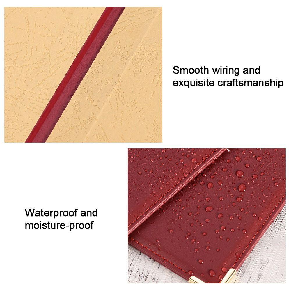 Tjockt Pappersomslag A4 Certifikathållare Nytt Fodral