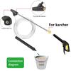 For Kärcher K - Series and Quick Plug! High - Quality Sandblasting Connectors with 3m Hose, Durable Ceramic Core