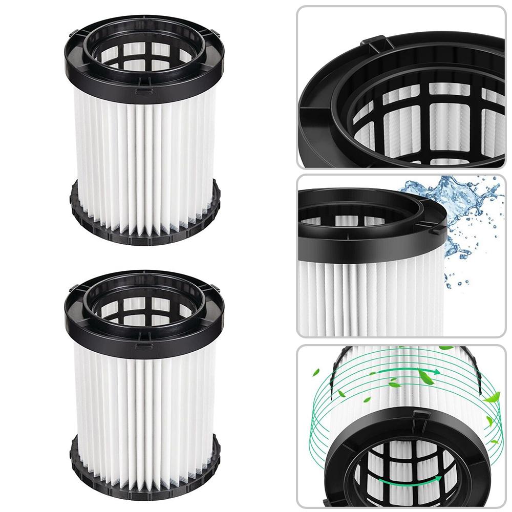 1/2 buc. Lavabil pentru DEWALT DC500 (DC5001H) Piese de schimb pentru filtrul aspiratorului fără fir