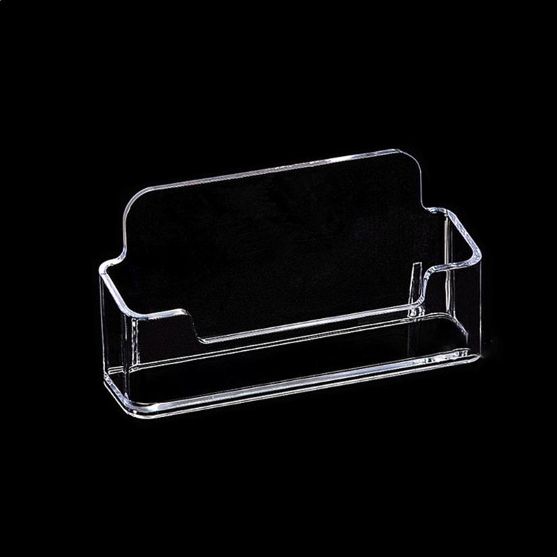 2 Stück Visitenkartenständer Acryl Visitenkartenständer Aufsteller Visitenkartenständer Schreibtisch Visitenkartenorganizer Etui