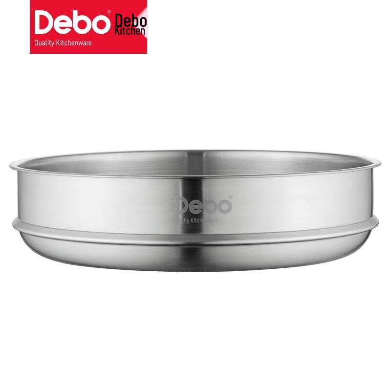 Debo 316 Edelstahl Doppelseitige Waben Antihaft Wok, 32cm