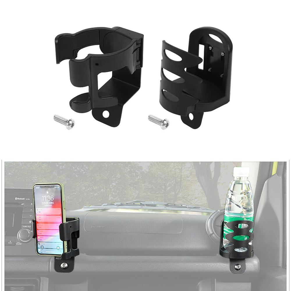 Dashboard Storage Tray Cup Holder Phone Bracket for Suzuki Jimny JB64 JB74 GL XL -2025 Center Console Car Mount Accessories
