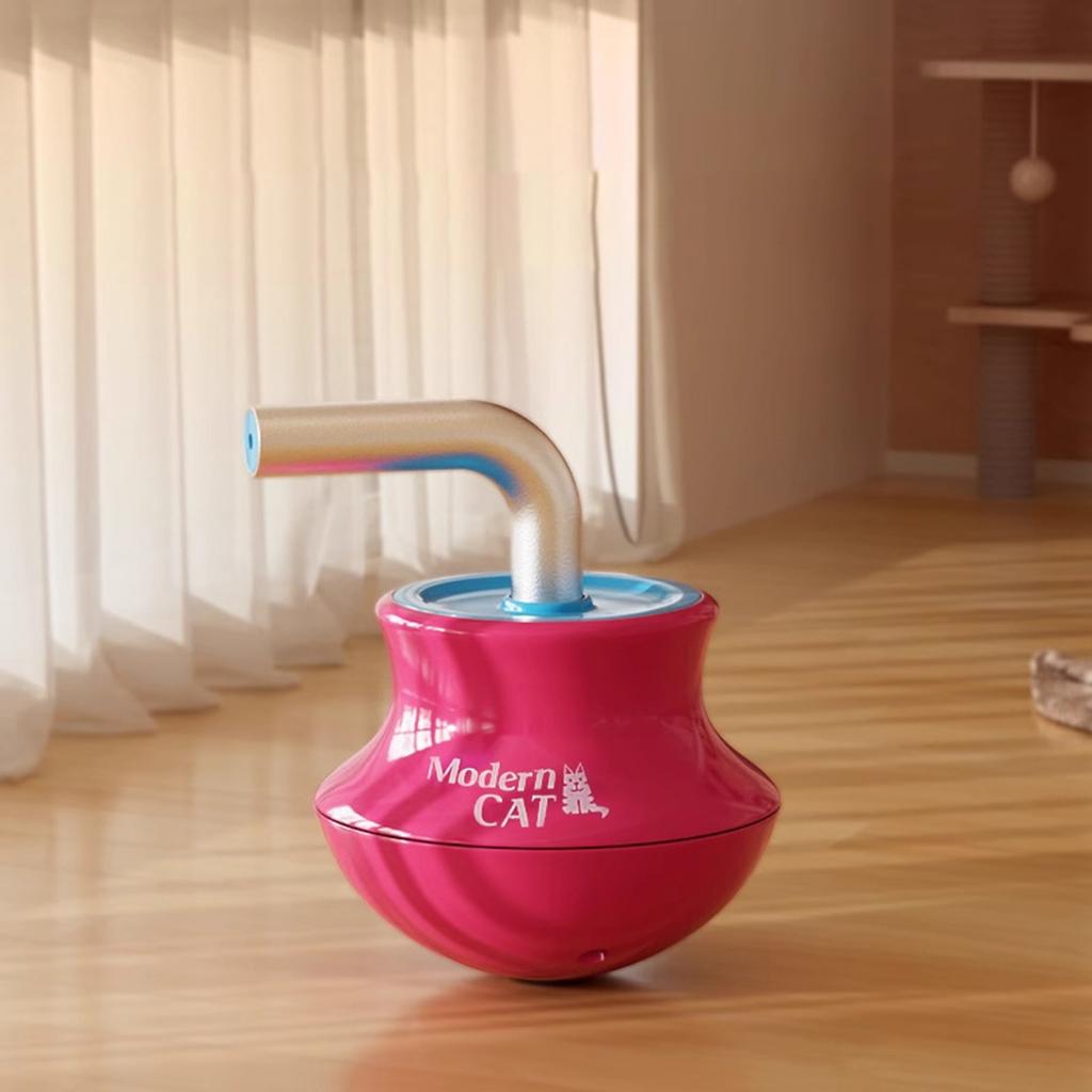 Automatisches Katzen-Spielzeug-Tumbler - Selbstunterhaltendes Elektrisches Interaktives Spielzeug für Katzen zum Energieabbau & gegen Langeweile