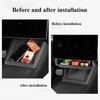 Under Screen Storage Box for Tesla Model Y/3+ Highland Model Y juniper Central Control Hidden Storage Organizer Tray Accessories