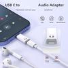 Type C To Connector  Sound  Adapter Type C Earphone Adapter Aluminum Charging Adapter  Sound  Converter for Phone  15/16