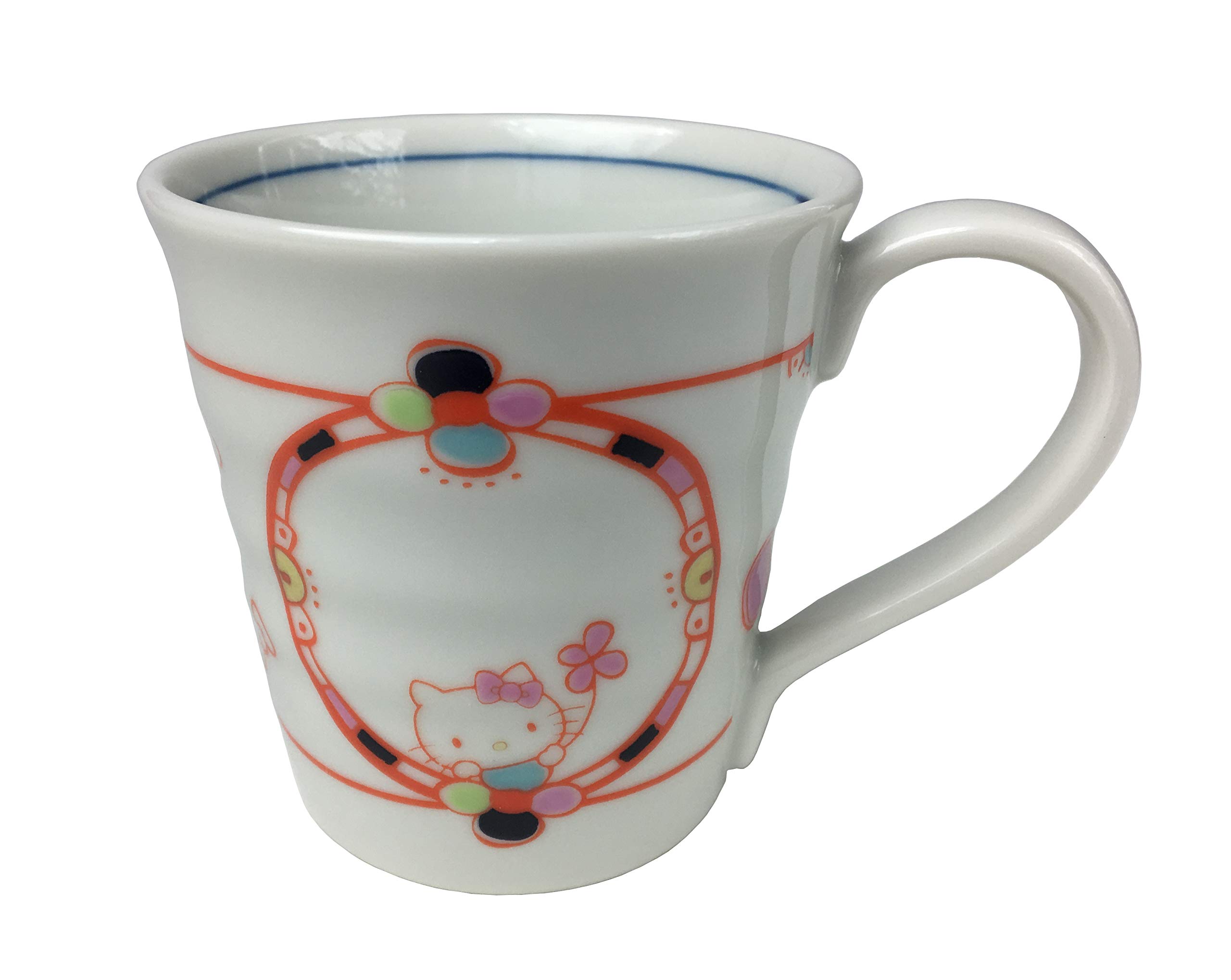 

Maruzen Iwata Shoten Mug Flower Balloon Hello Kitty KM-22