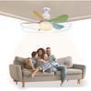 Ceiling Fan Light with Remote Socket Ceiling Fan 3 Gear Wind Speed Light Bulb Fan Dimmable for Living Room Bedroom