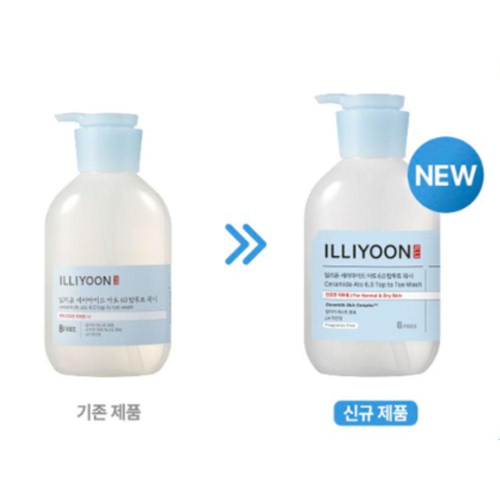 ILLIYOON Ceramide Ato 6 0 Bagnoschiuma Corpo da Capo a Piedi, 500ml, 1 unità
