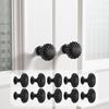 Kitchen Cabinet Knobs 10 Pieces Pumpkin Pull Knobs Zinc Alloy Antique Round Pulls For Closet Wardrobe Home Garage Bedroom Living