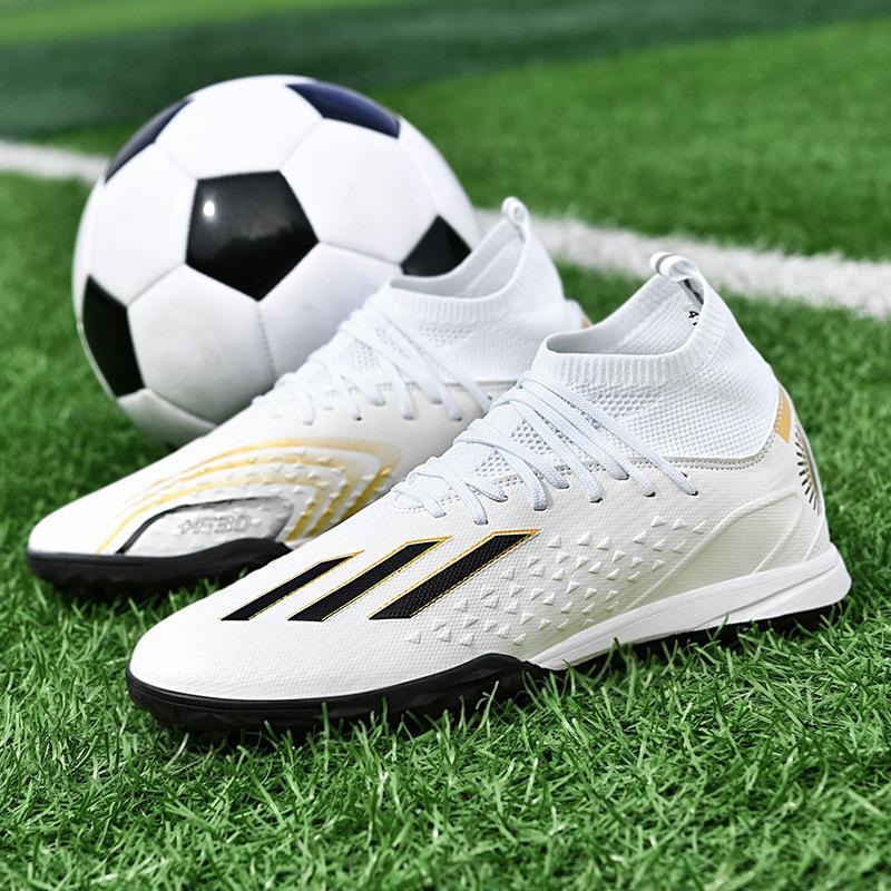 Foreign Trade Men's Football Shoes TF Short Nails Broken Nails Long Nails Large Size High Top Training Shoes Professional Sports Shoes Non-slip