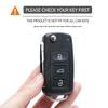 Silicone Car Key Case Key Cover For VW T5 Polo Passat Volkswagen Golf 4 5 6 Caravelle Skoda Fabia Octavia Ligier JS Seat Toledo